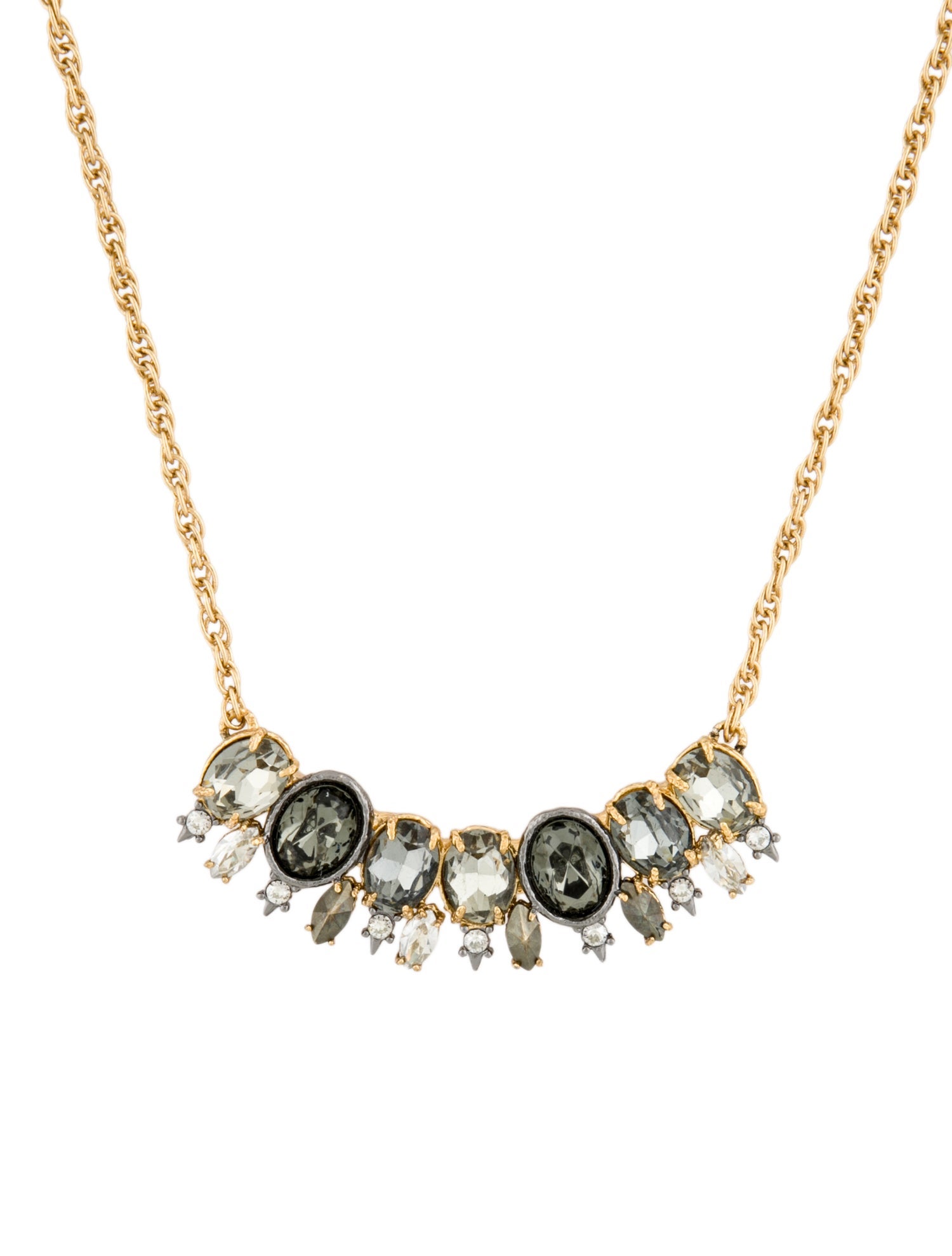Alexis Bittar Crystal & Stone Pendant Necklace