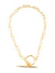 Alexis Bittar Crystal Encrusted Solanales Toggle Necklace