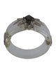 Alexis Bittar Lucite, Crystal & Stone Bangle Bracelet