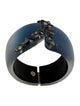 Alexis Bittar Lucite & Crystal Hinge Bangle Bracelet