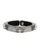 Alexis Bittar Lucite & Crystal Hinged Bangle Bracelet