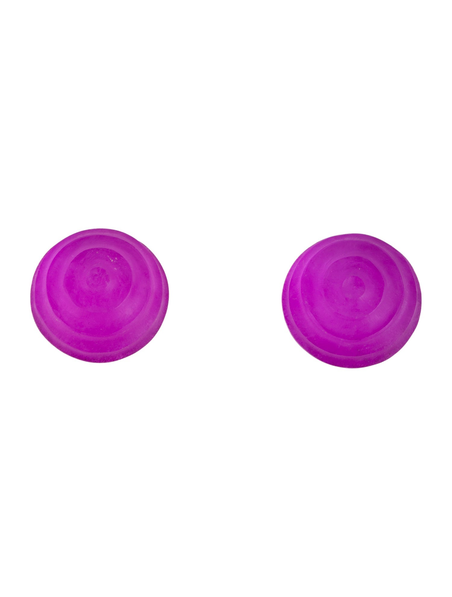 Alexis Bittar Lucite Swirl Carved Stud Clip-On Earrings