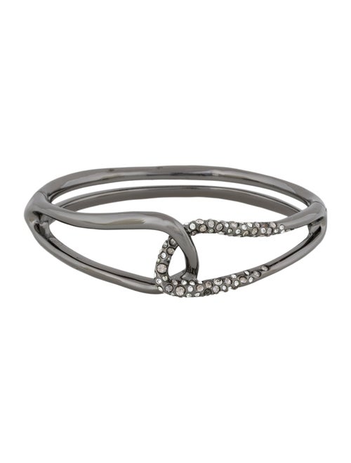 Alexis Bittar Crystal Hinge Bangle Bracelet