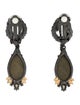 Alexis Bittar Crystal Snake Clip-On Drop Earrings