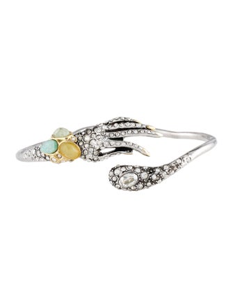 Alexis Bittar Crystal Hand Bangle