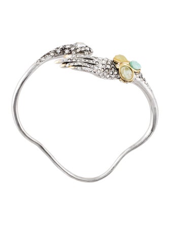 Alexis Bittar Crystal Hand Bangle