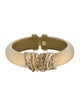 Alexis Bittar Lucite & Crystal Hinge Bangle Bracelet