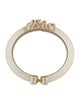 Alexis Bittar Lucite & Crystal Hinge Bangle Bracelet