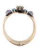 Alexis Bittar Crystal Hinged Bangle Bracelet