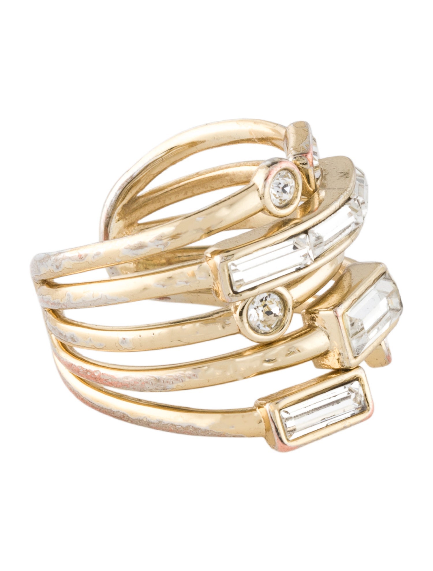 Alexis Bittar Crystal Cocktail Ring