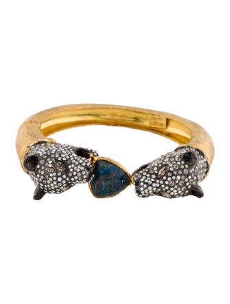 Alexis Bittar Cordova Jaguar Bangle Bracelet