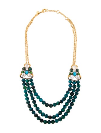 Alexis Bittar Elements Cholulian Beaded Necklace