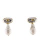 Alexis Bittar Solanales Crystal & Pearl Drop Earrings