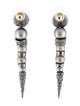 Alexis Bittar Pearl & Crystal Encrusted Spike Drop Earrings