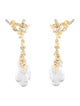 Alexis Bittar Lucite & Crystal Dream Rain Drop Earrings