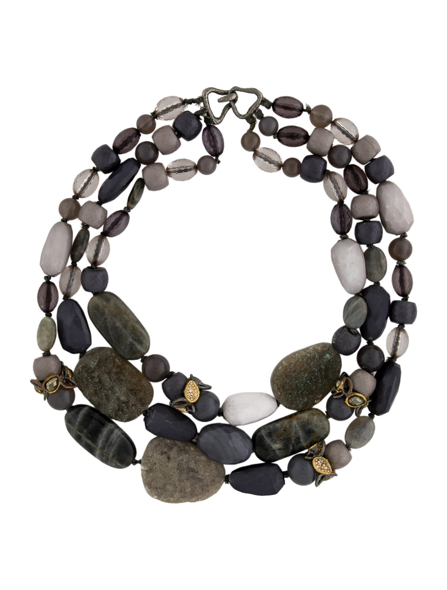 Alexis Bittar Multi-Stone, Crystal & Beaded Multistrand Necklace