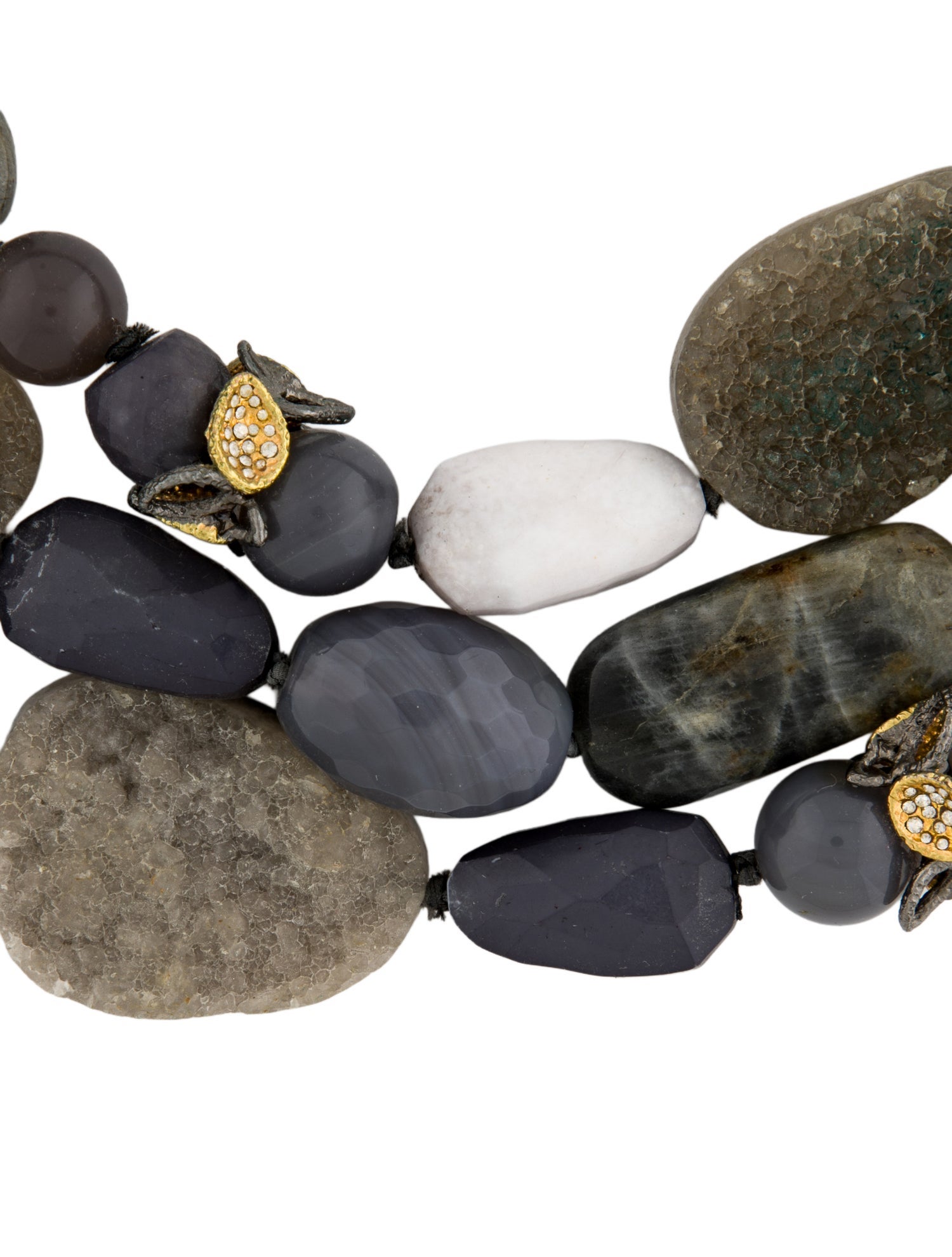 Alexis Bittar Multi-Stone, Crystal & Beaded Multistrand Necklace