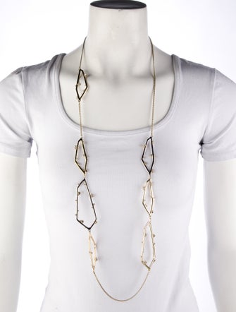 Alexis Bittar Crystal Station Necklace