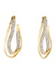 Alexis Bittar Crystal Solanales Hoop Earrings