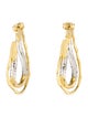 Alexis Bittar Crystal Solanales Hoop Earrings