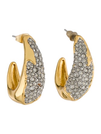 Alexis Bittar Crystal Molten Drop Earrings