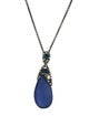 Alexis Bittar Lucite & Crystal Pendant Necklace