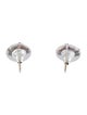Alexis Bittar Quartz Midnight Marquis Kite Stud Earrings