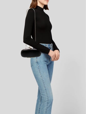 Alexis Bittar Leather Minaudière