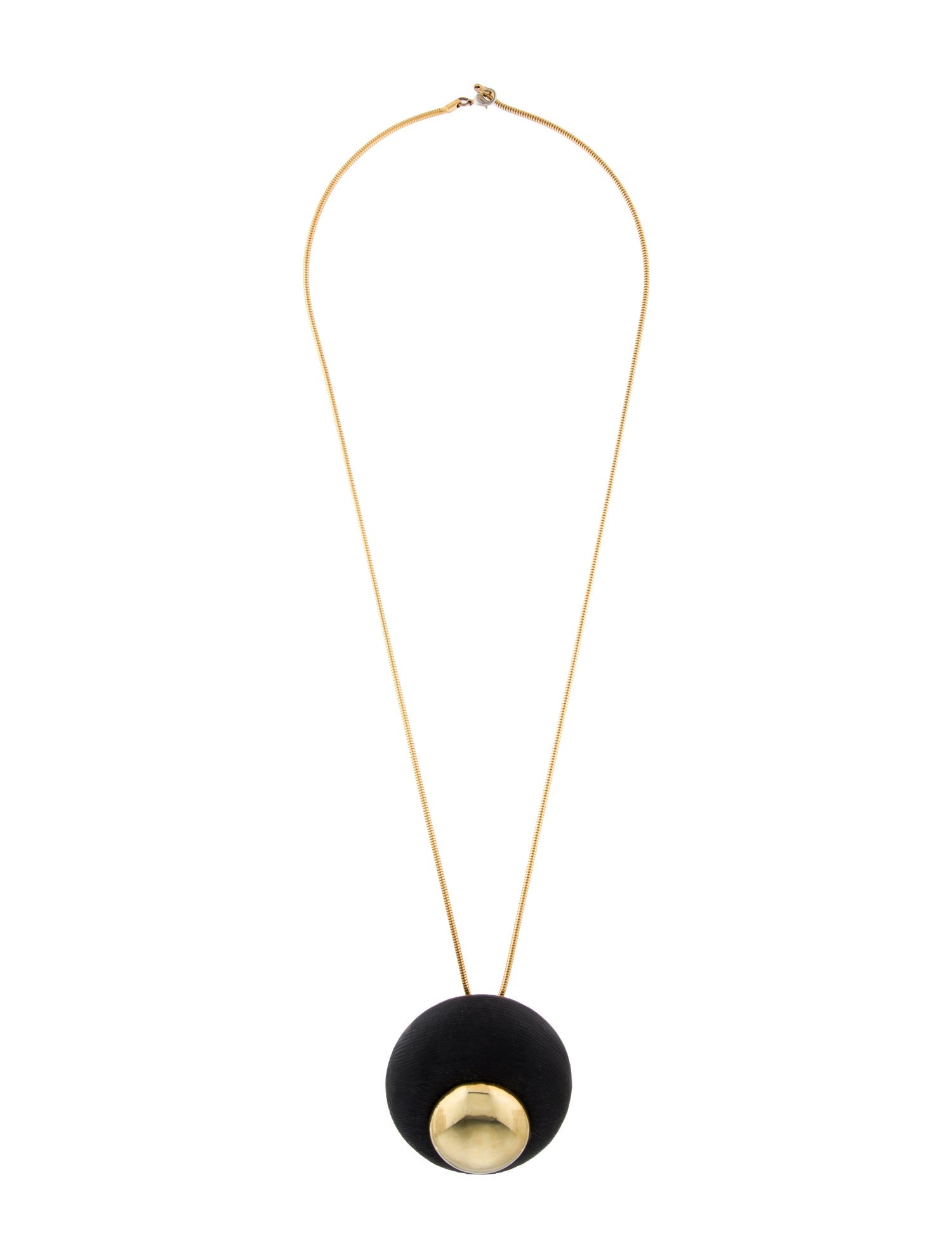 Alexis Bittar Lucite Disc Pendant Necklace
