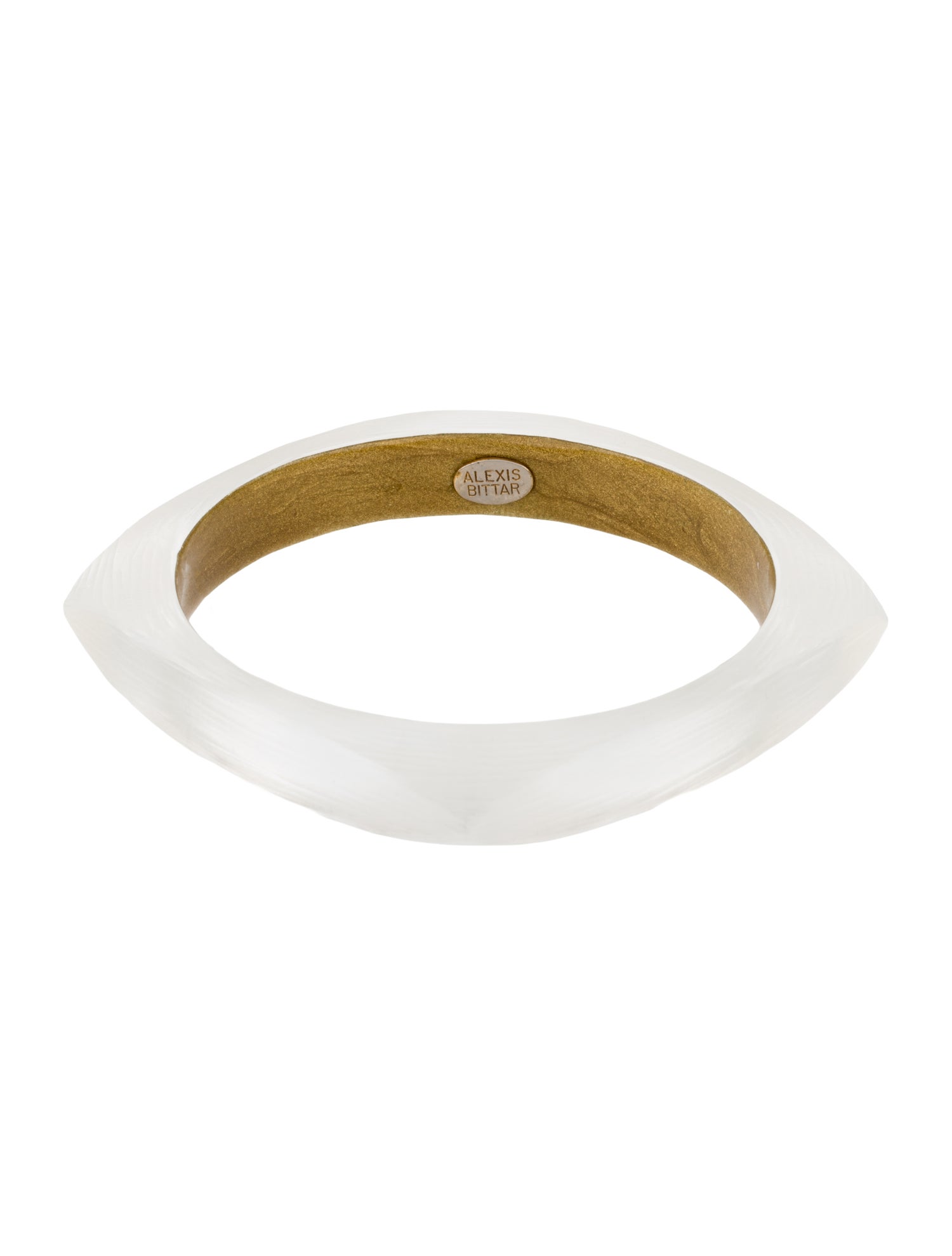 Alexis Bittar Lucite Soft Square Bangle Bracelet
