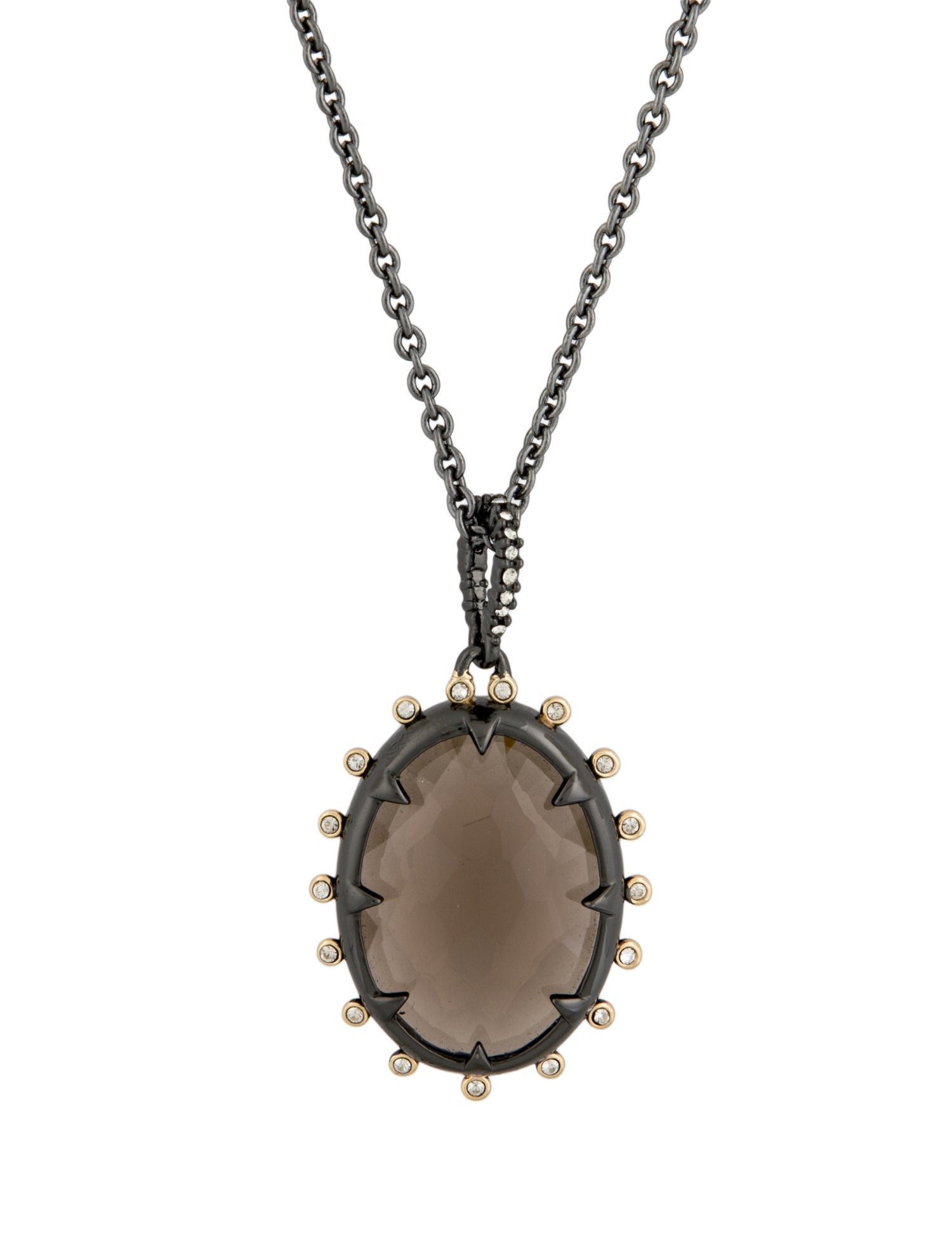 Alexis Bittar Crystal Pendant Necklace