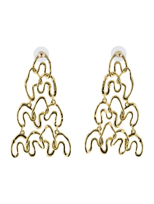 Alexis Bittar Solanales Crystal Large Chandelier Earrings
