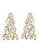 Alexis Bittar Solanales Crystal Large Chandelier Earrings