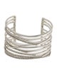 Alexis Bittar Crystal Encrusted Origami Peeks Cuff Bracelet