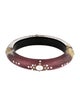 Alexis Bittar Crystal Encrusted Lucite Hinge Bracelet