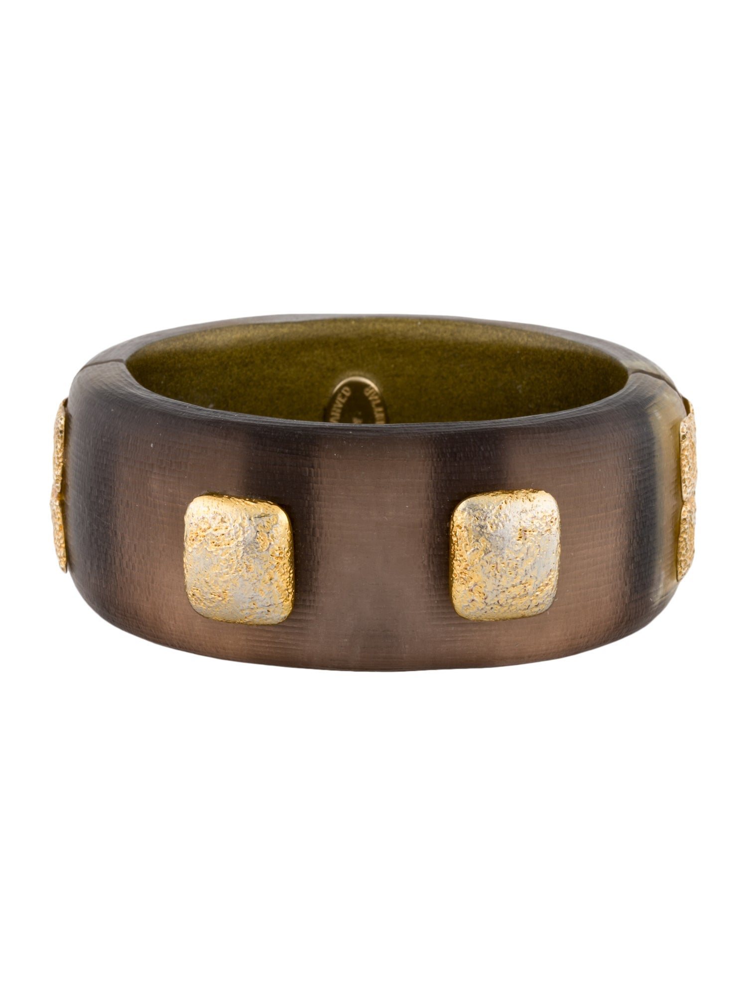 Alexis Bittar Lucite Hinged Bangle Bracelet