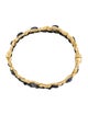 Alexis Bittar Crystal & Multi-Stone Hinged Bangle Bracelet