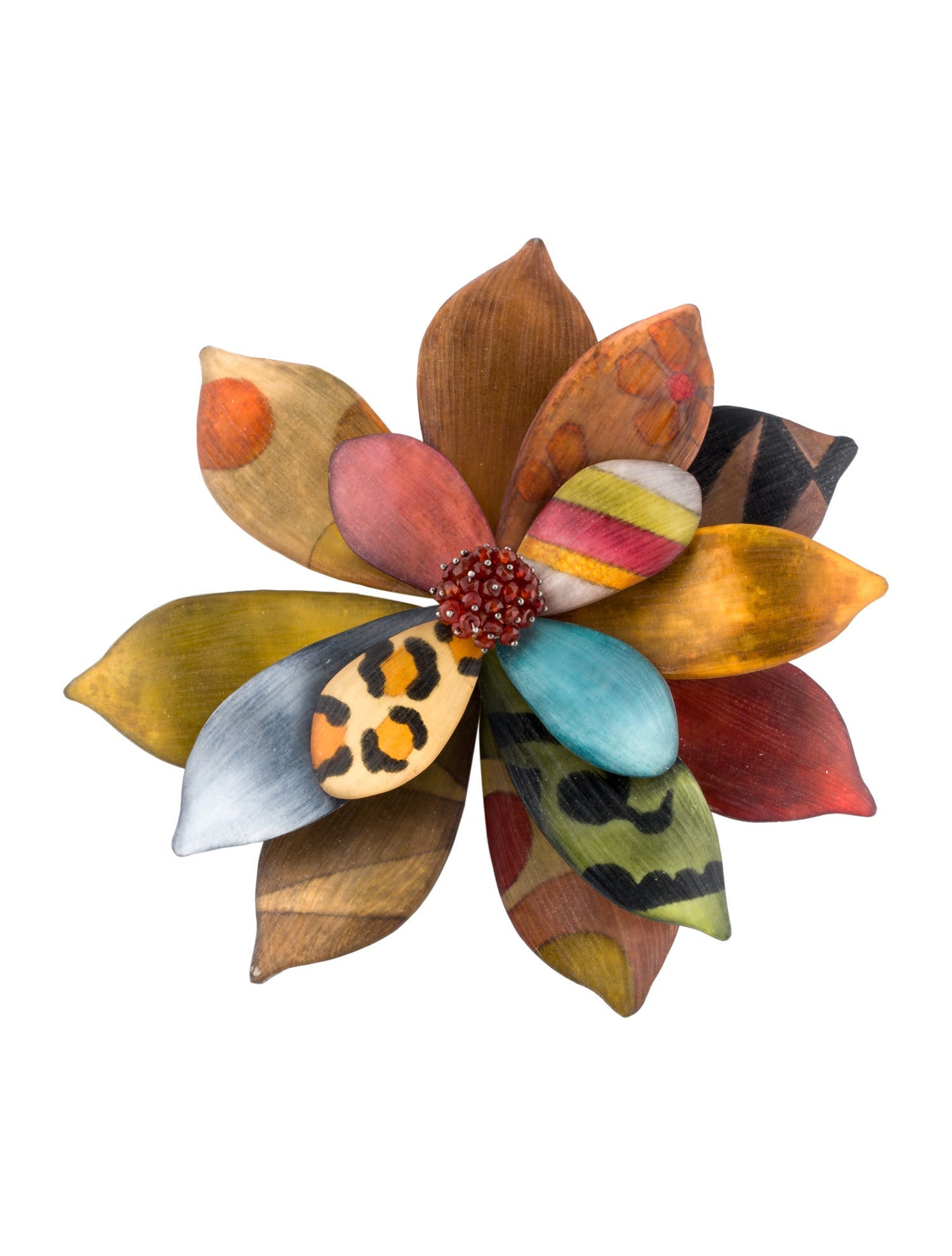 Alexis Bittar Lucite Large Floral Brooch