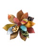 Alexis Bittar Lucite Large Floral Brooch
