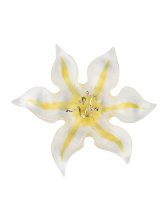 Alexis Bittar Lucite Flower Brooch
