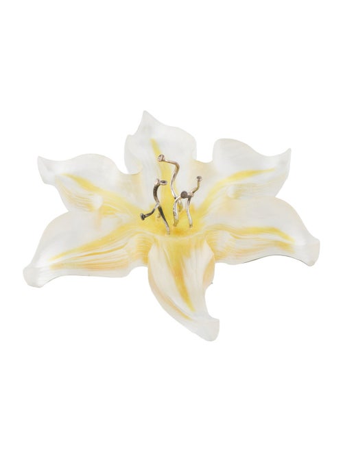 Alexis Bittar Lucite Flower Brooch