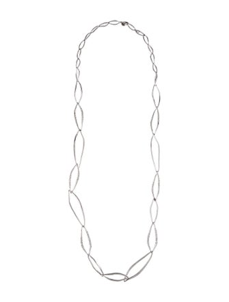 Alexis Bittar Crystal Encrusted Link Station Necklace