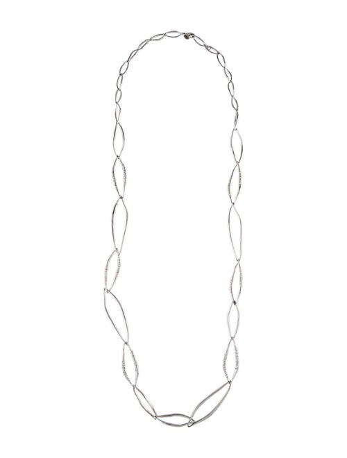 Alexis Bittar Crystal Encrusted Link Station Necklace