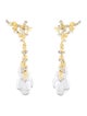 Alexis Bittar Lucite & Crystal Dream Rain Drop Earrings
