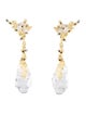 Alexis Bittar Lucite & Crystal Dream Rain Drop Earrings