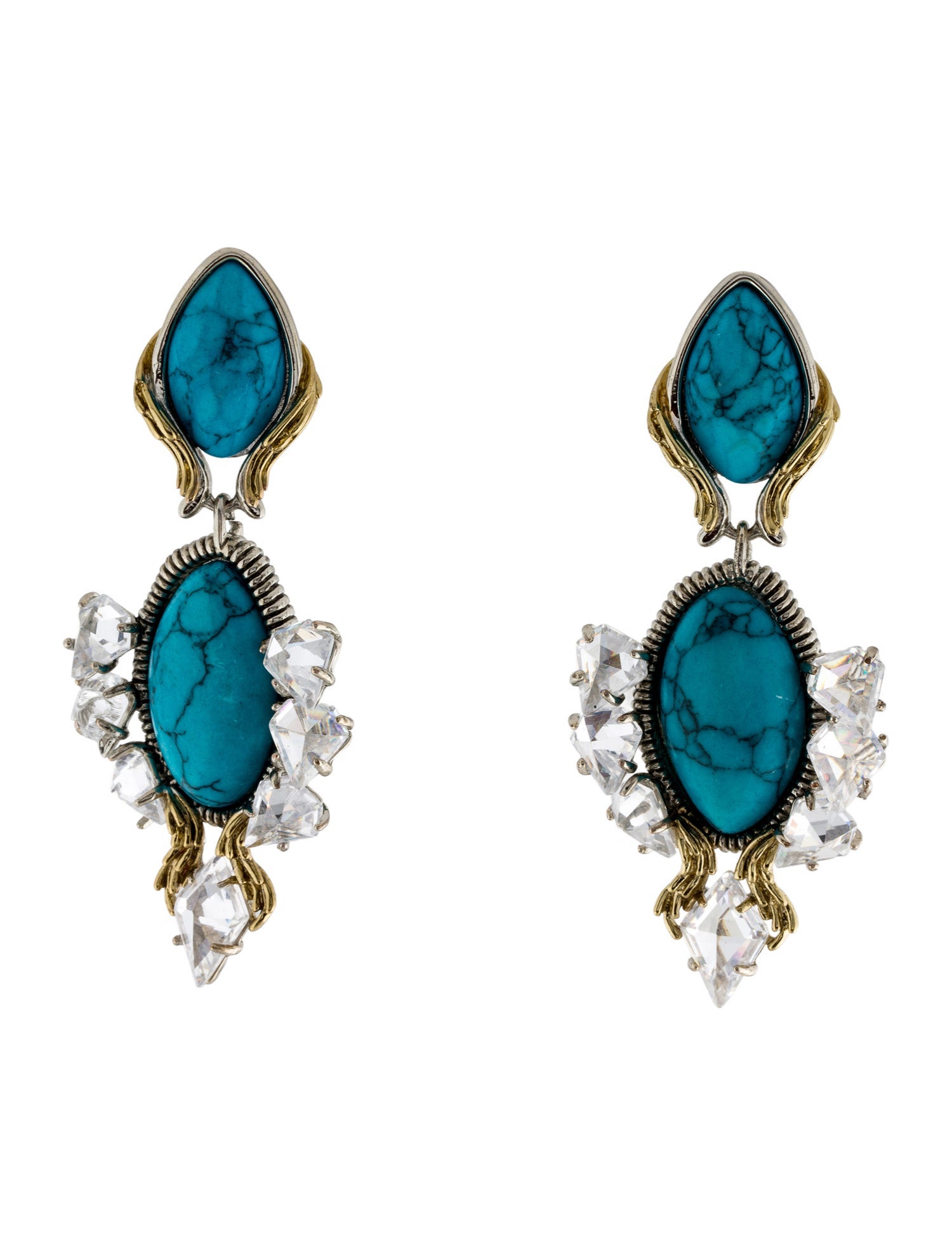 Alexis Bittar Olmeca Drop Clip-On Earrings