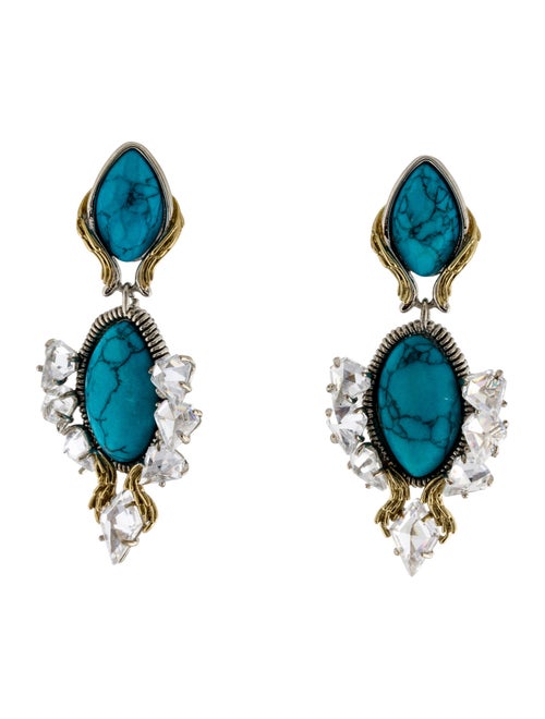 Alexis Bittar Olmeca Drop Clip-On Earrings
