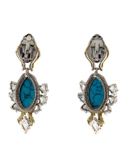 Alexis Bittar Olmeca Drop Clip-On Earrings