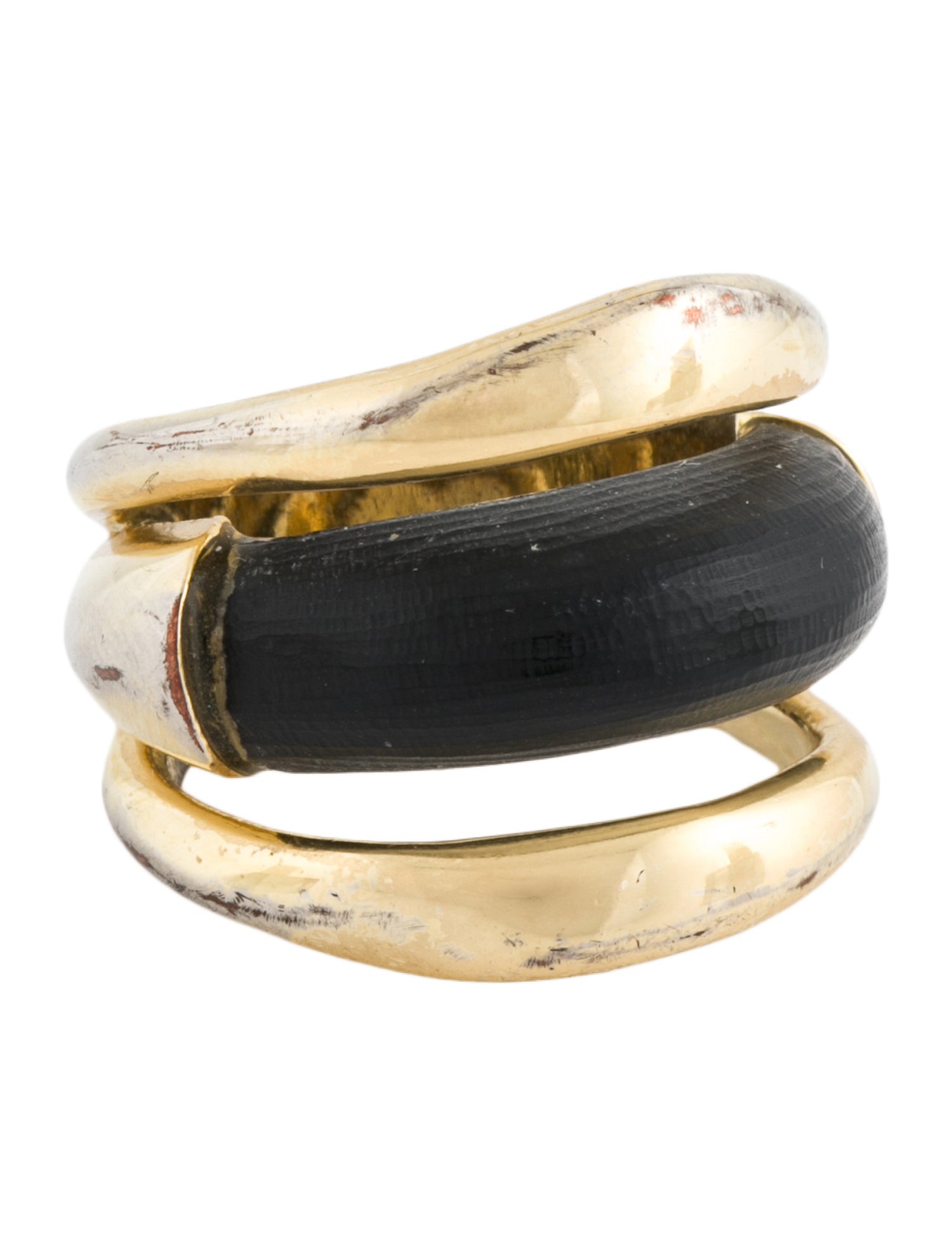 Alexis Bittar Lucite Orbiting Band Ring