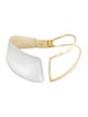 Alexis Bittar Lucite Liquid Hinge Collar Necklace